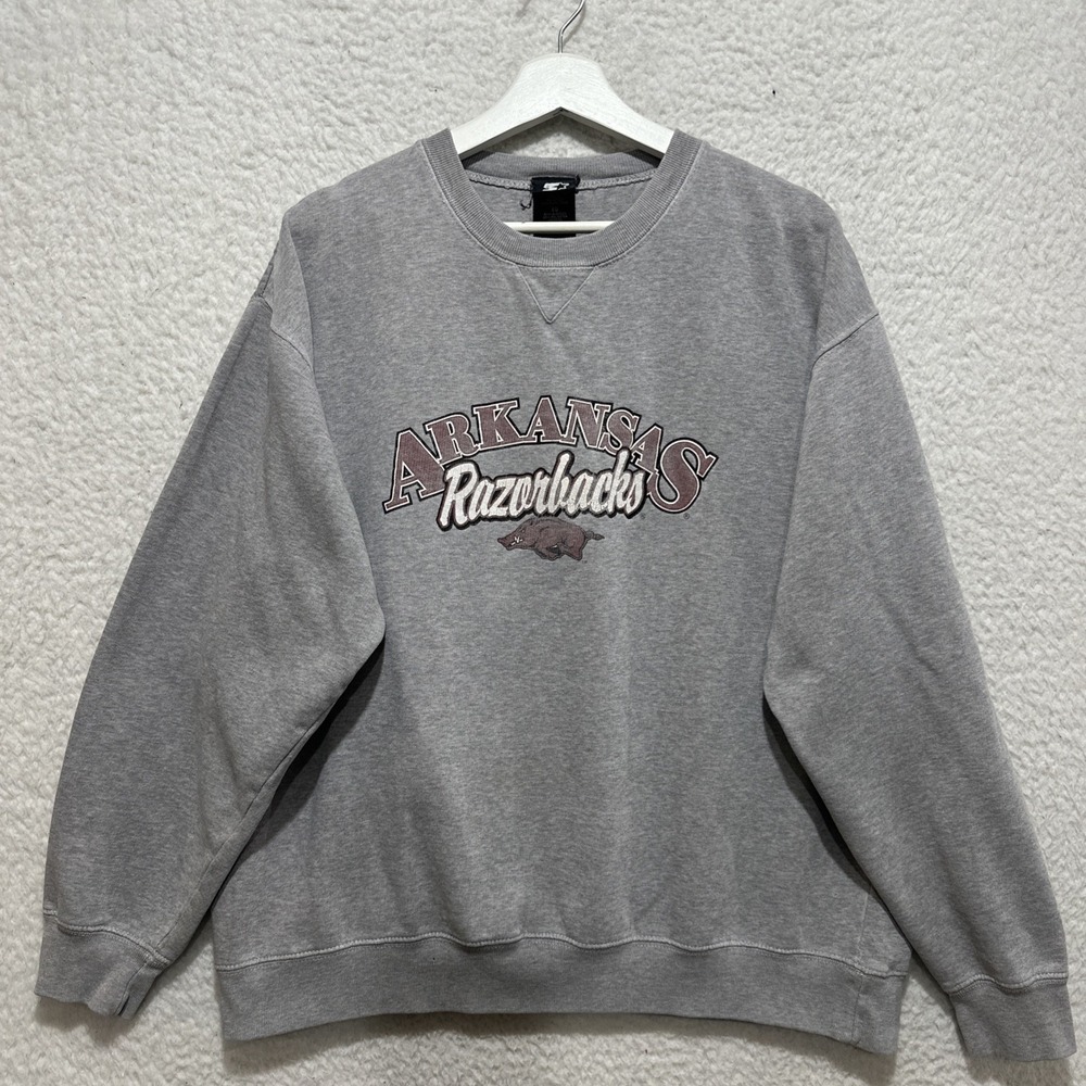 Vintage Starter Arkansas Razorbacks Crewneck Sweatshirt Size‎ XL